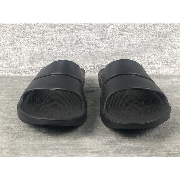 Oofos Ooahh Slide Sandals Mens Size 14 Black Comfort Recovery Relax Shoes main image 4